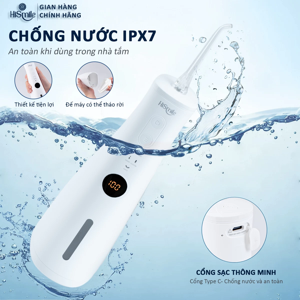 Có nên dùng máy tăm nước thay chỉ nha khoa? Góc nhìn từ người niềng răng và giải pháp của HiSmile